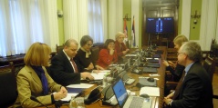 19. februar 2013. Članovi PGP sa Finskom u Narodnoj skupštini u razgovoru sa ambasadorom Finske u Srbiji